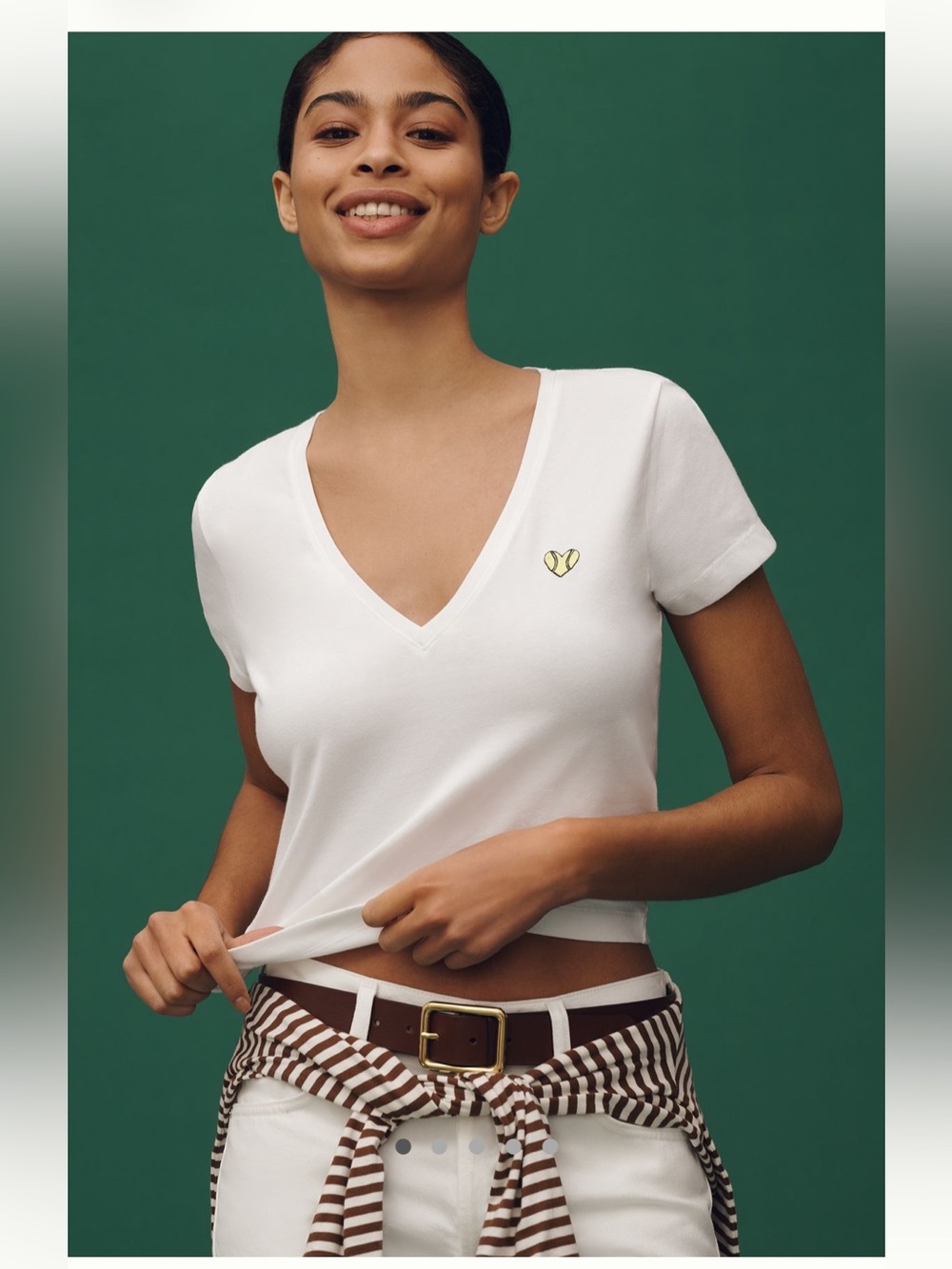 Maeve v neck tee